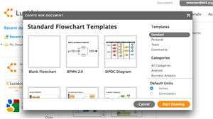 Lucidchart Template Step 1 